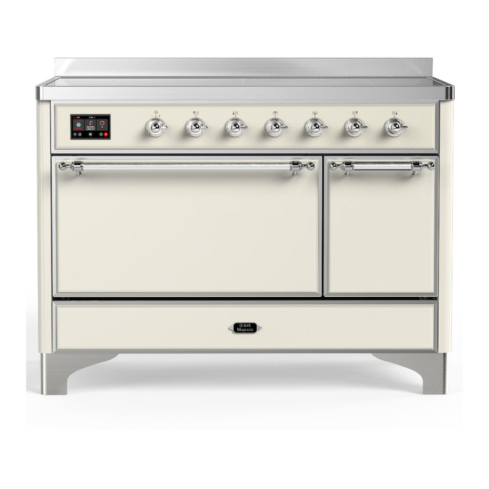 ILVE UMIB48N Majestic III 48 inch Induction Range with 6 Elements, Booster Function, Bridge Control, Residual Heat Indicator (UMIB48QNR3)