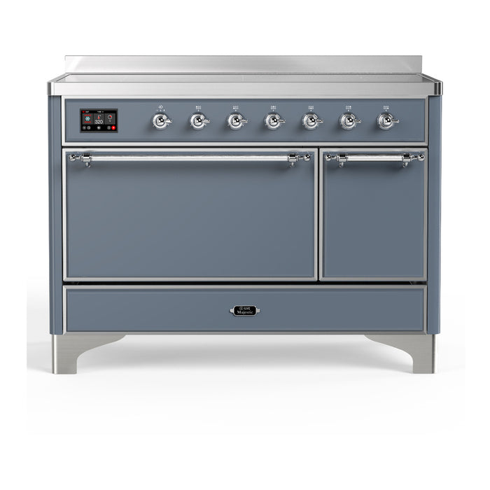 ILVE UMIB48N Majestic III 48 inch Induction Range with 6 Elements, Booster Function, Bridge Control, Residual Heat Indicator (UMIB48QNR3)