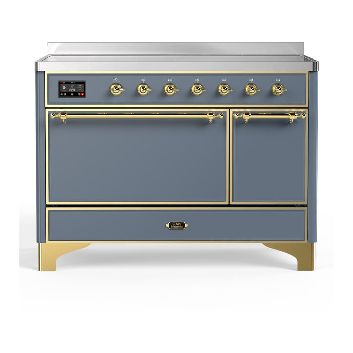 ILVE UMIB48N Majestic III 48 inch Induction Range with 6 Elements, Booster Function, Bridge Control, Residual Heat Indicator (UMIB48QNR3)