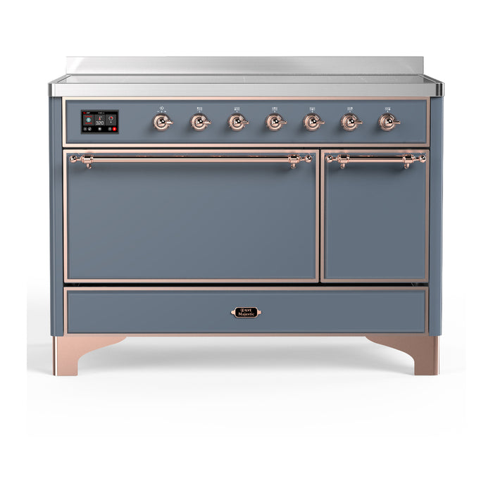 ILVE UMIB48N Majestic III 48 inch Induction Range with 6 Elements, Booster Function, Bridge Control, Residual Heat Indicator (UMIB48QNR3)