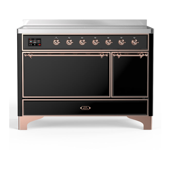 ILVE UMIB48N Majestic III 48 inch Induction Range with 6 Elements, Booster Function, Bridge Control, Residual Heat Indicator (UMIB48QNR3)