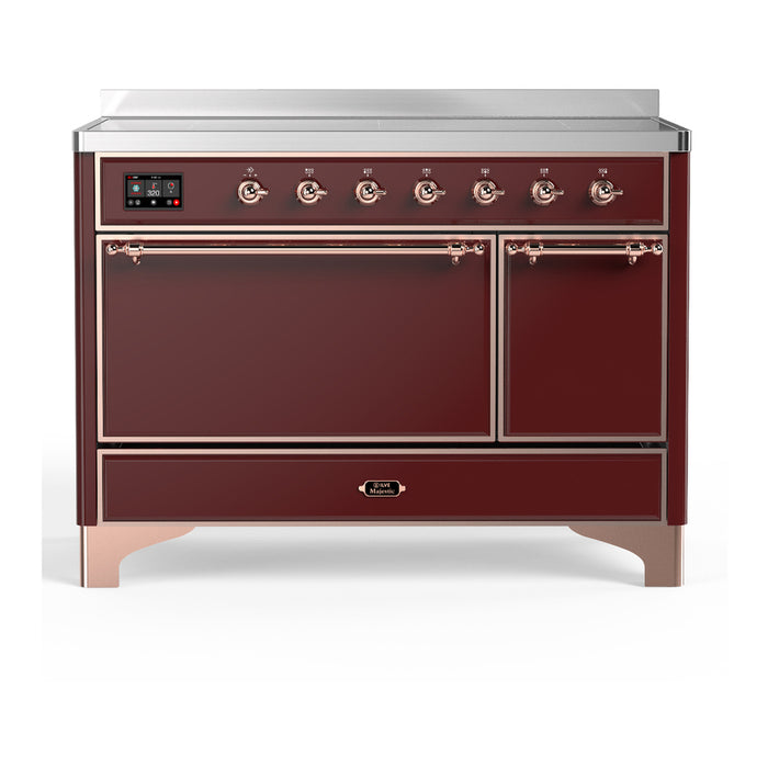 ILVE UMIB48N Majestic III 48 inch Induction Range with 6 Elements, Booster Function, Bridge Control, Residual Heat Indicator (UMIB48QNR3)