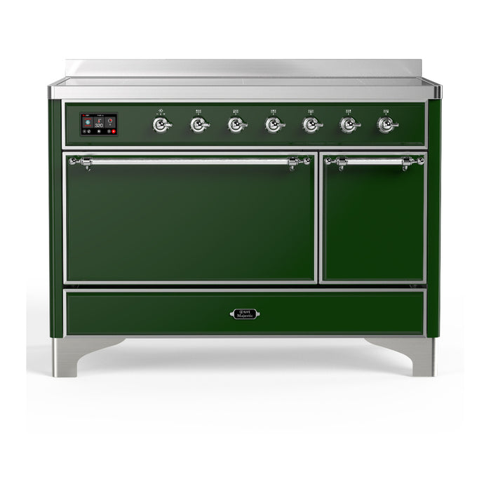 ILVE UMIB48N Majestic III 48 inch Induction Range with 6 Elements, Booster Function, Bridge Control, Residual Heat Indicator (UMIB48QNR3)