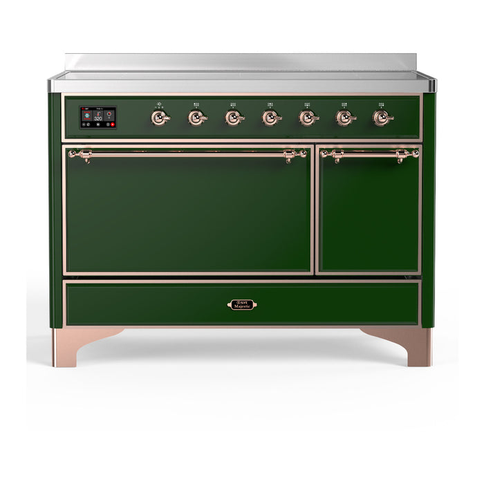 ILVE UMIB48N Majestic III 48 inch Induction Range with 6 Elements, Booster Function, Bridge Control, Residual Heat Indicator (UMIB48QNR3)