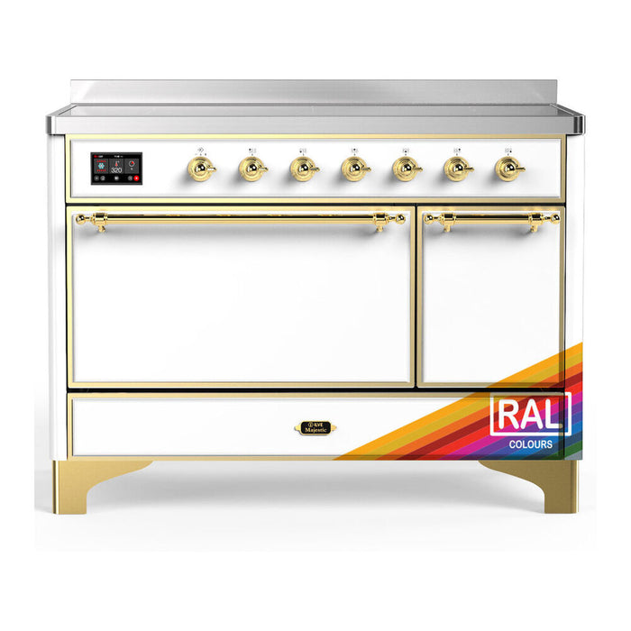 ILVE UMIB48N Majestic III 48 inch Induction Range with 6 Elements, Booster Function, Bridge Control, Residual Heat Indicator (UMIB48QNR3)