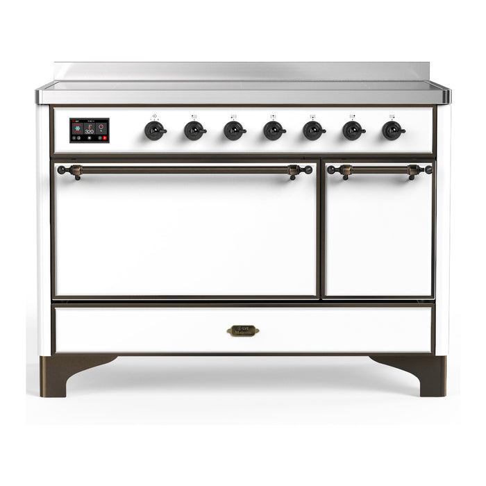ILVE UMIB48N Majestic III 48 inch Induction Range with 6 Elements, Booster Function, Bridge Control, Residual Heat Indicator (UMIB48QNR3)