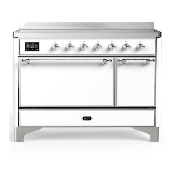ILVE UMIB48N Majestic III 48 inch Induction Range with 6 Elements, Booster Function, Bridge Control, Residual Heat Indicator (UMIB48QNR3)