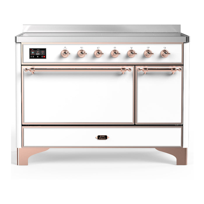 ILVE UMIB48N Majestic III 48 inch Induction Range with 6 Elements, Booster Function, Bridge Control, Residual Heat Indicator (UMIB48QNR3)