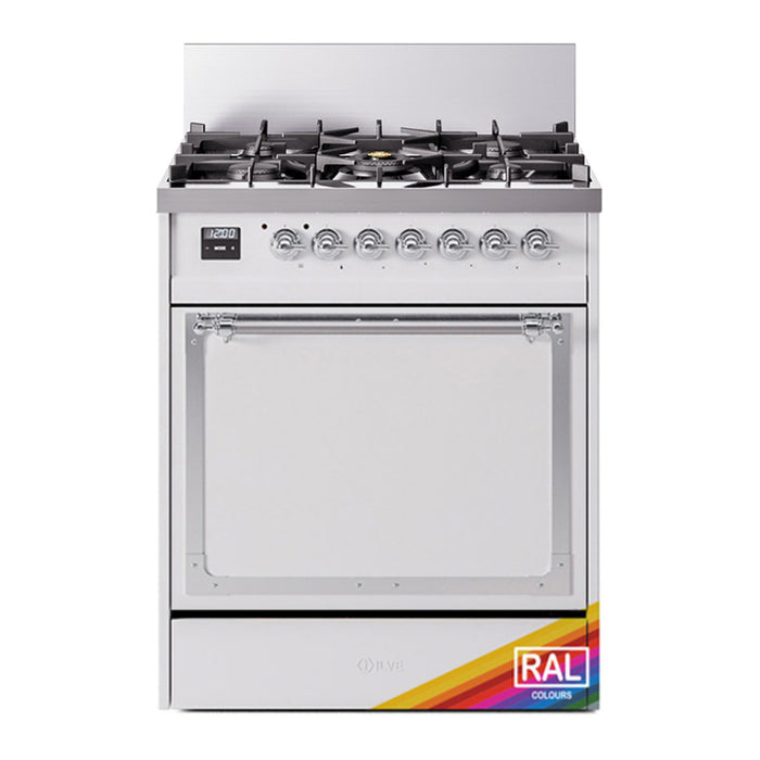 ILVE Nostalgie II Noblesse 30″ Dual Fuel Range Solid Door - UN30QNMP