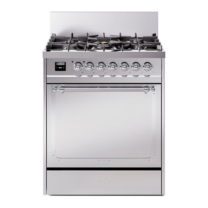 ILVE Nostalgie II Noblesse 30″ Dual Fuel Range Solid Door - UN30QNMP