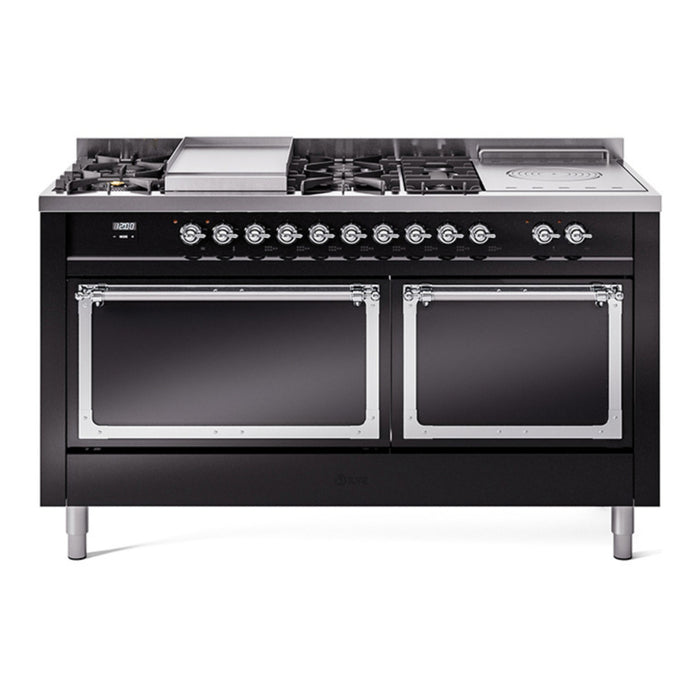 ILVE Nostalgie II Noblesse 60" Dual Fuel Freestanding Range (UN60FSQNMP)