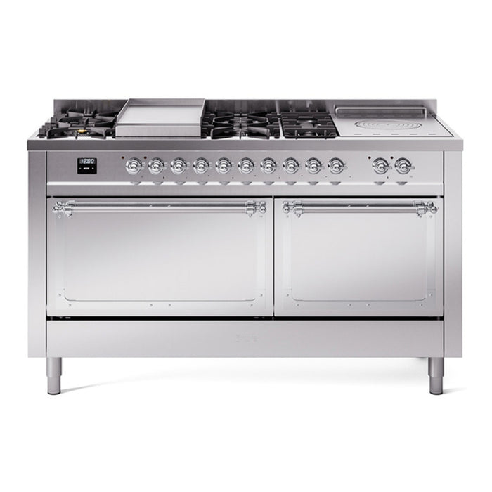ILVE Nostalgie II Noblesse 60" Dual Fuel Freestanding Range (UN60FSQNMP)