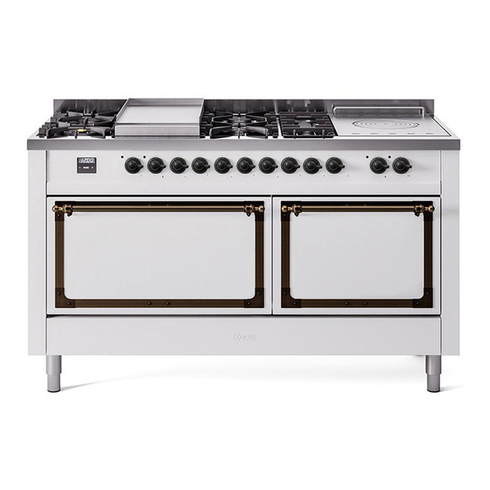 ILVE Nostalgie II Noblesse 60" Dual Fuel Freestanding Range (UN60FSQNMP)