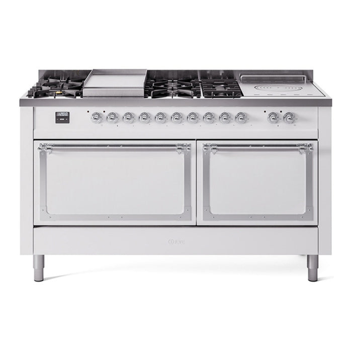 ILVE Nostalgie II Noblesse 60" Dual Fuel Freestanding Range (UN60FSQNMP)