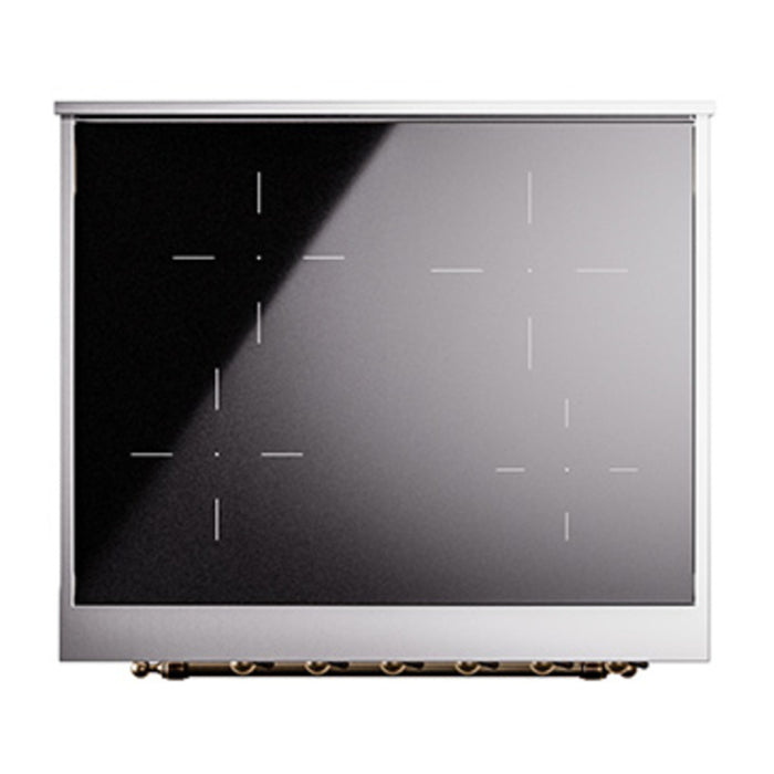 ILVE Nostalgie II Noblesse 30″ Induction Freestanding Range with Triple Glass Door - UNI304NMP