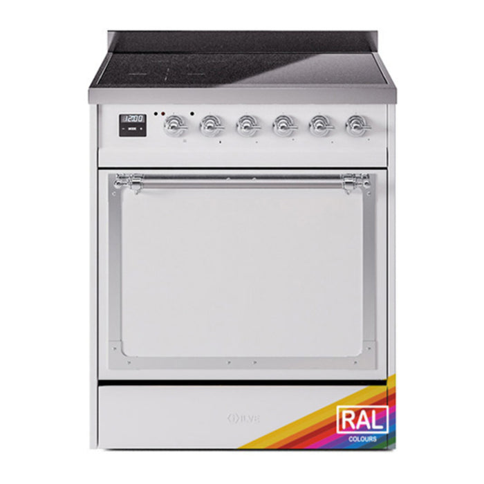 ILVE Nostalgie II Noblesse 30″ Induction Freestanding Range with Solid Door - UNI304QNMP