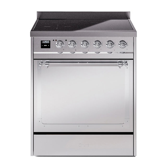 ILVE Nostalgie II Noblesse 30″ Induction Freestanding Range with Solid Door - UNI304QNMP