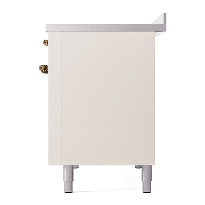 ILVE Nostalgie II Noblesse 48″ Induction Freestanding Range with Solid Door - UNI486QNMP