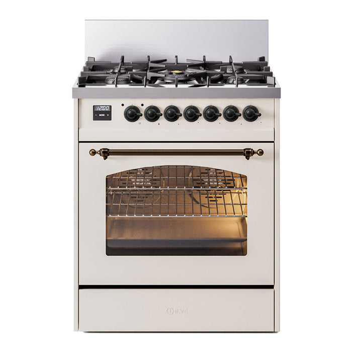 ILVE 30" Nostalgie II Single Oven Dual Fuel Range UP30NMP