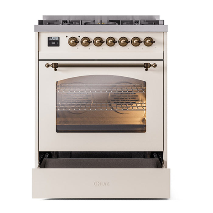 ILVE 30" Nostalgie II Single Oven Dual Fuel Range UP30NMP
