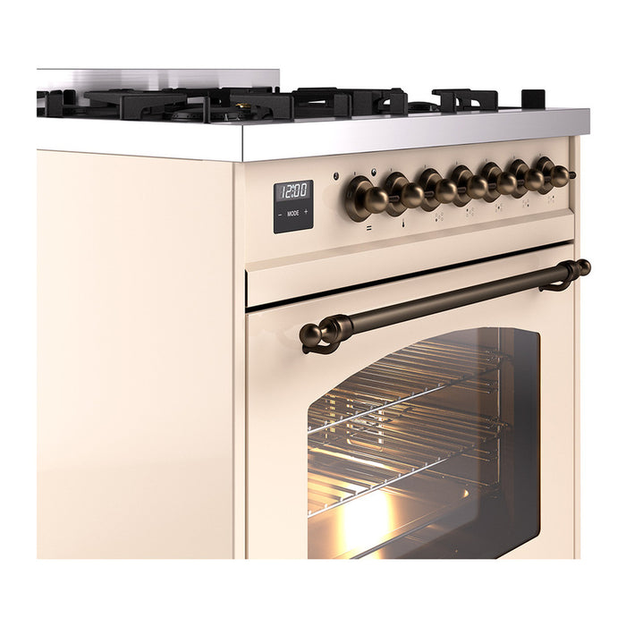 ILVE 30" Nostalgie II Single Oven Dual Fuel Range UP30NMP