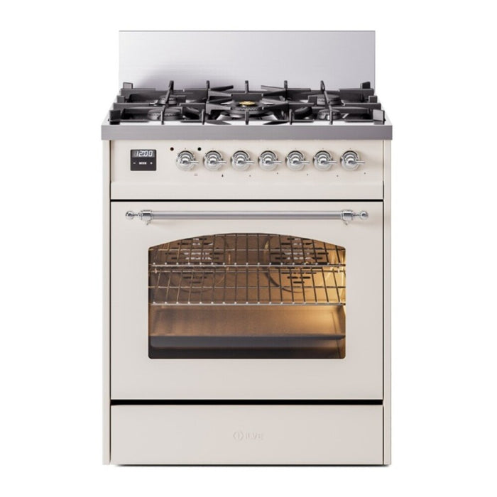 ILVE 30" Nostalgie II Single Oven Dual Fuel Range UP30NMP