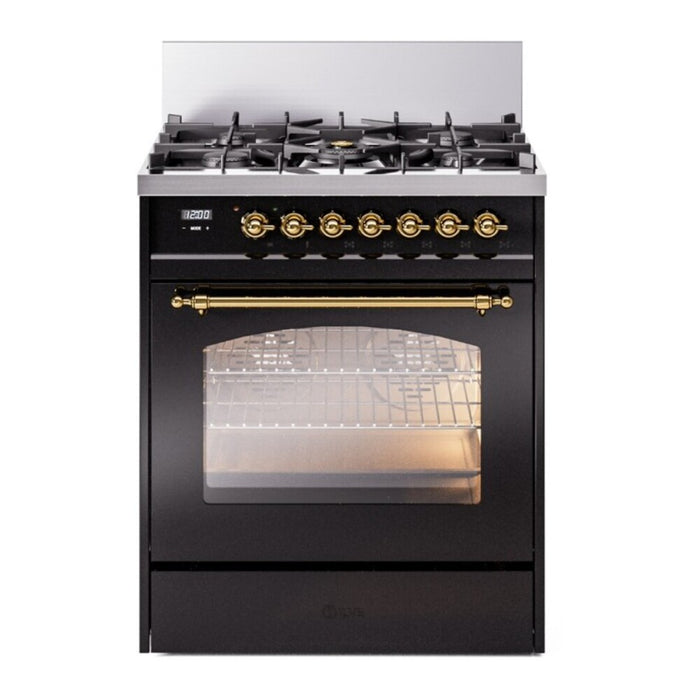 ILVE 30" Nostalgie II Single Oven Dual Fuel Range UP30NMP