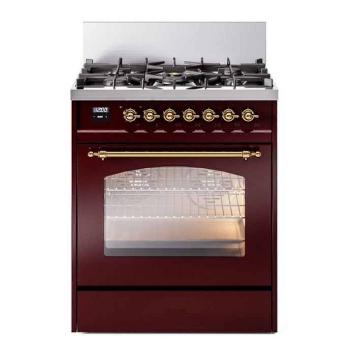 ILVE 30" Nostalgie II Single Oven Dual Fuel Range UP30NMP