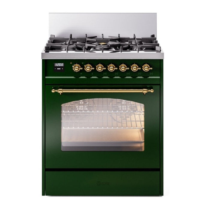 ILVE 30" Nostalgie II Single Oven Dual Fuel Range UP30NMP