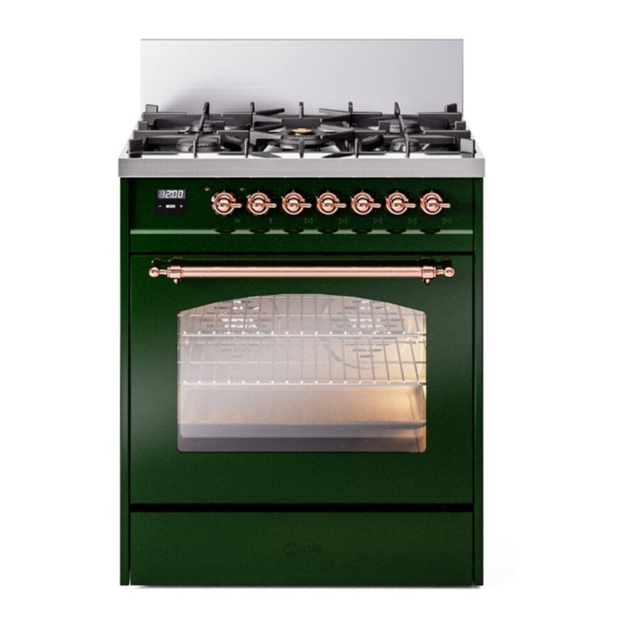ILVE 30" Nostalgie II Single Oven Dual Fuel Range UP30NMP