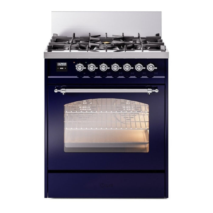 ILVE 30" Nostalgie II Single Oven Dual Fuel Range UP30NMP