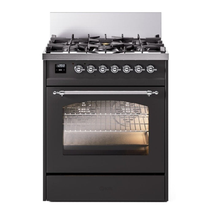 ILVE 30" Nostalgie II Single Oven Dual Fuel Range UP30NMP