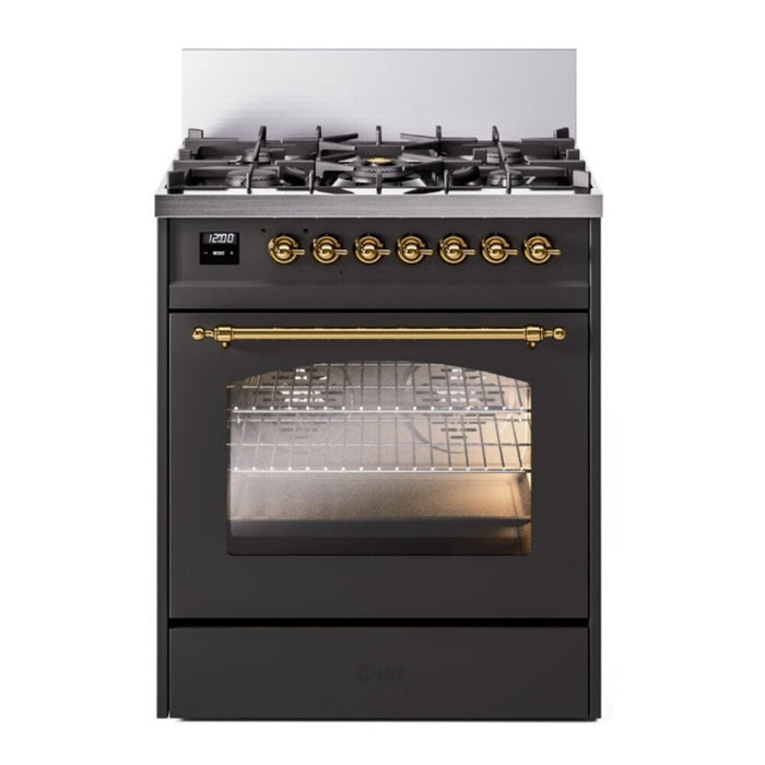 ILVE 30" Nostalgie II Single Oven Dual Fuel Range UP30NMP