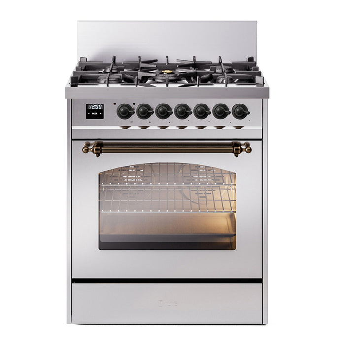 ILVE 30" Nostalgie II Single Oven Dual Fuel Range UP30NMP