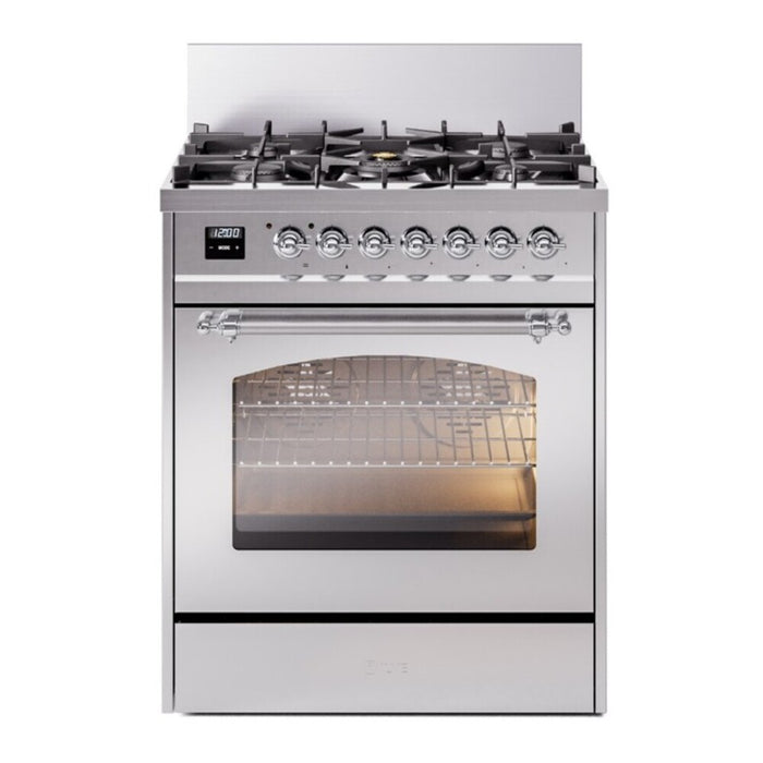 ILVE 30" Nostalgie II Single Oven Dual Fuel Range UP30NMP