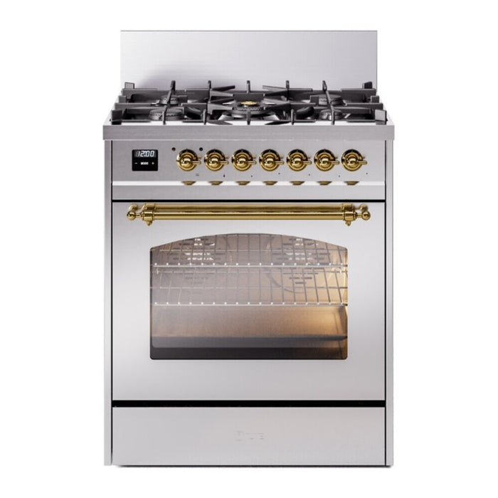 ILVE 30" Nostalgie II Single Oven Dual Fuel Range UP30NMP