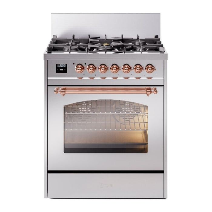ILVE 30" Nostalgie II Single Oven Dual Fuel Range UP30NMP