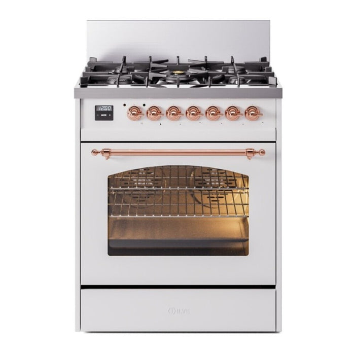 ILVE 30" Nostalgie II Single Oven Dual Fuel Range UP30NMP