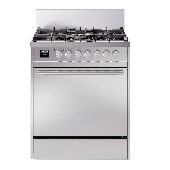 ILVE Professional Plus II 30″ Dual Fuel Range with Solid Door - UP30QMP