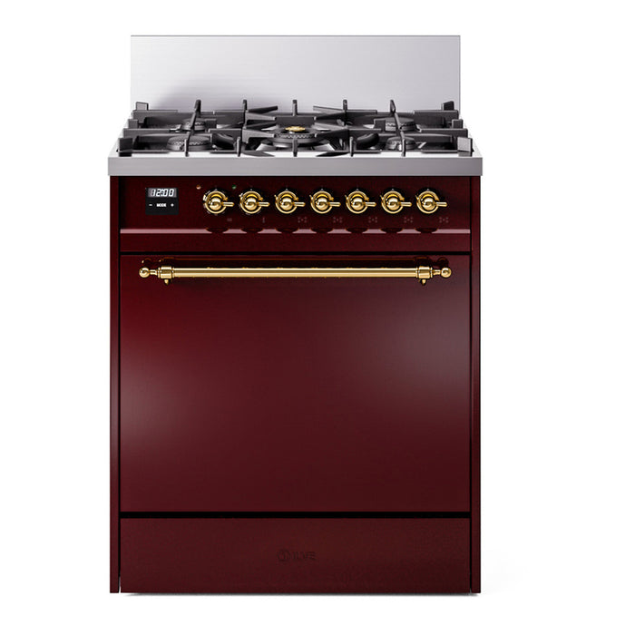 ILVE Nostalgie II 30" Dual Fuel Range - UP30QNMP