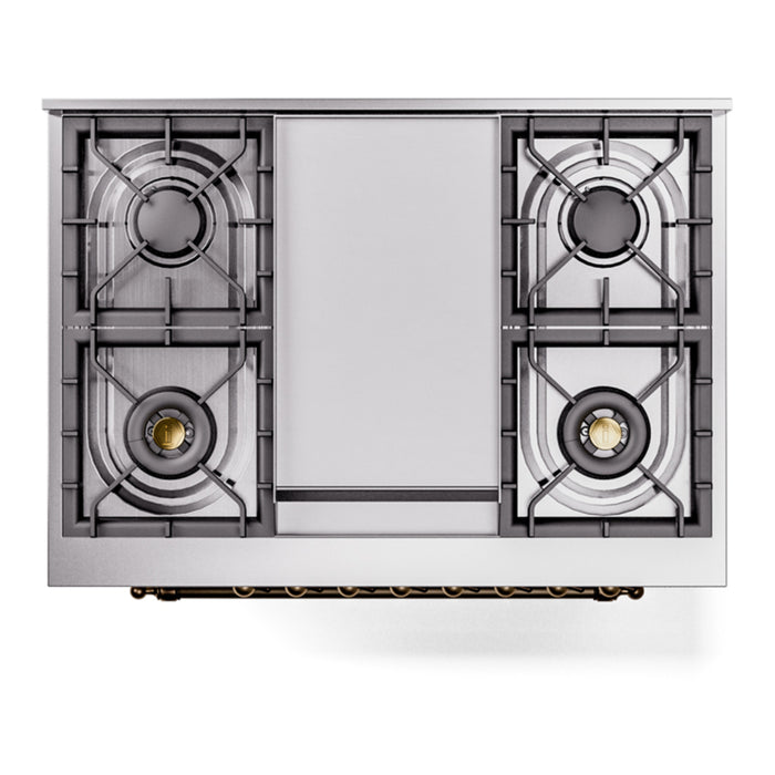 ILVE 36" Nostalgie II Series Freestanding Single Oven Dual Fuel Range (UP36FNMP)