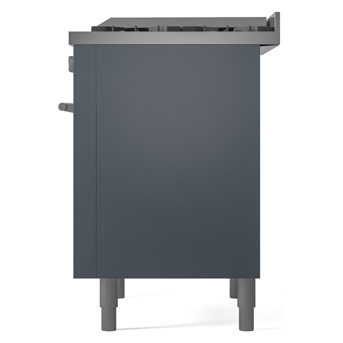 ILVE Professional Plus II 36-Inch Freestanding Dual Fuel Range with 6 Sealed Burner - UP36FWMP