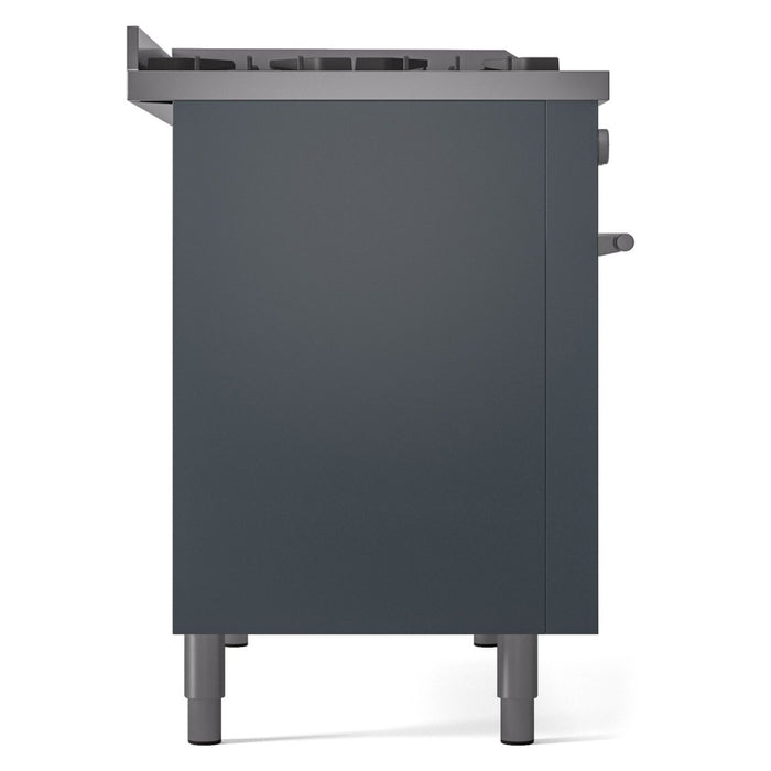 ILVE 48-Inch Professional Plus II Freestanding Dual Fuel Range with 8 Sealed Burner - UP48FWMP