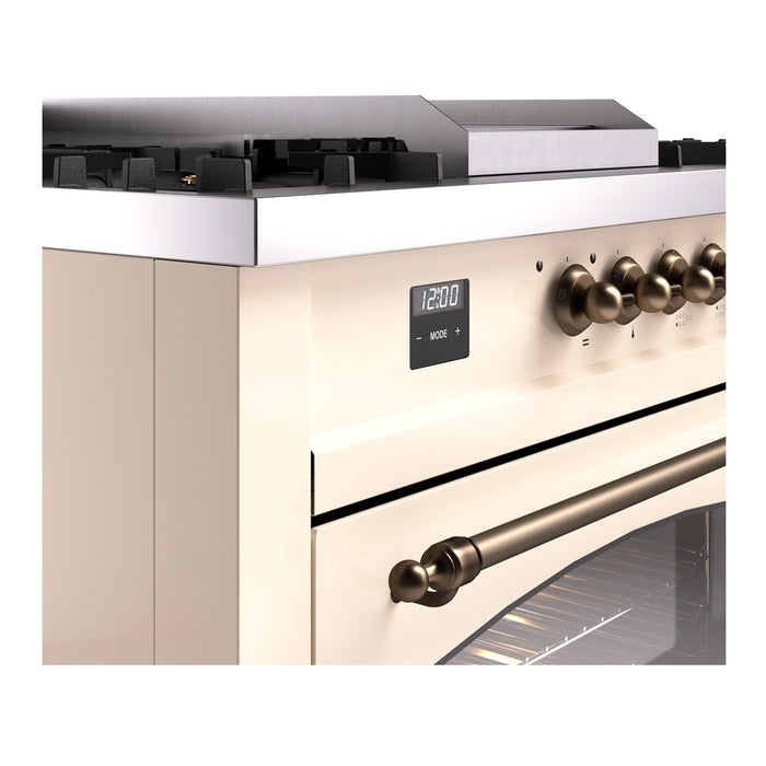 ILVE 60" Nostalgie II Double Oven Dual Fuel Range (UP60FSNMP)