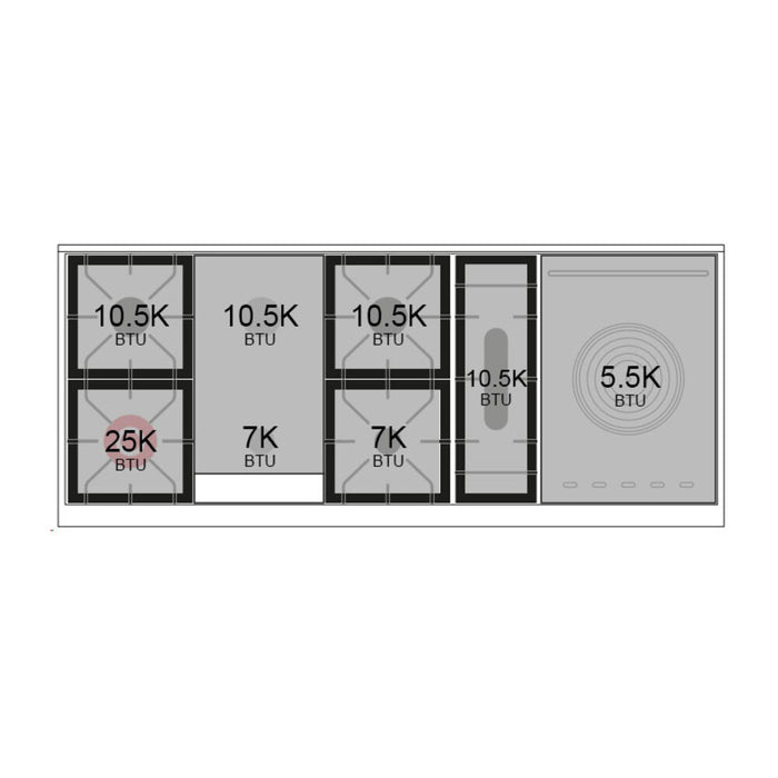 ILVE Professional Plus II 60 Inch Dual Fuel Freestanding Range in Stainless Steel with Trim - UP60FSWMP