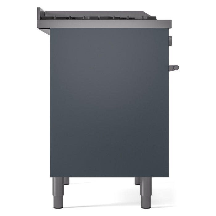 ILVE Professional Plus II 40-Inch Freestanding Dual Fuel Range with 6 Sealed Burner - UPD40FWMP