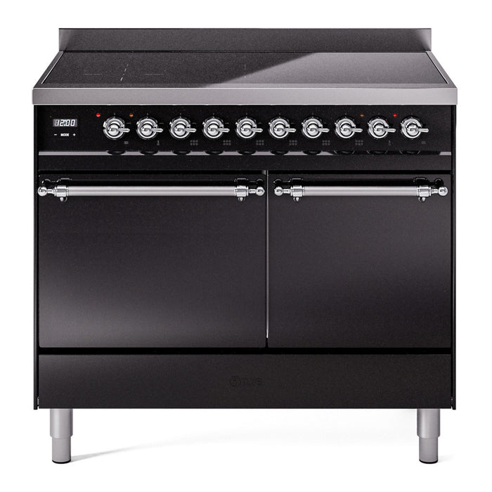 ILVE Nostalgie II 40" Electric Range with 6 Induction Elements Solid Door - UPDI406QNMP