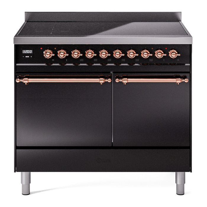 ILVE Nostalgie II 40" Electric Range with 6 Induction Elements Solid Door - UPDI406QNMP