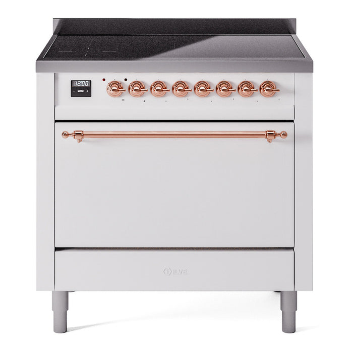 ILVE Nostalgie II 36" Electric Range with 6 Induction Elements Solid Door - UPI366QNMP