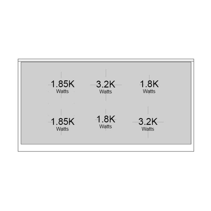 ILVE Professional Plus II 48" Electric Range with 6 Induction Elements Solid Door with Stainless Steel knobs - UPI486QMP